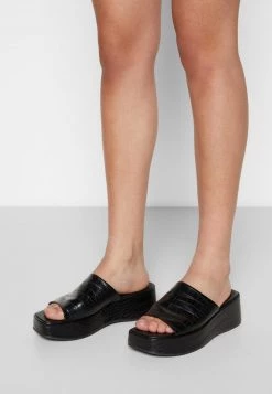 Monki Damen VEGAN CATALINA - Pantolette Hoch - Black Dark -Monki Verkäufe 2022 897ddaa580724fa79824d7e288f6cd5e