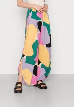 Monki Damen Stoffhose - Pink