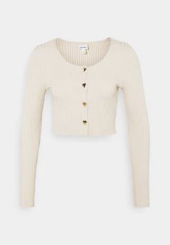 Monki Damen Strickjacke - White -Monki Verkäufe 2022 8b02b4ca52f14700a991eca9efff2ee3