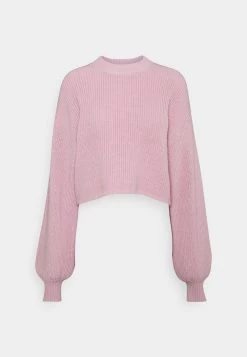 Monki Damen Strickpullover - Pink Light