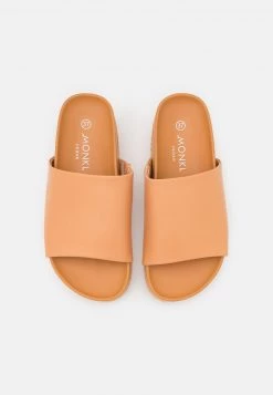 Monki Damen Pantolette Flach - Beige Dark -Monki Verkäufe 2022 8dd855f4869a4364ad5b040554b94715