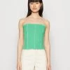 Monki Damen Top - Green Bright
