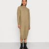 Monki Damen Strickkleid - Khaki