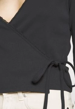 Monki Damen Langarmshirt - Black -Monki Verkäufe 2022 8f0cda951f9f4a0a83247ec3f5add1d5