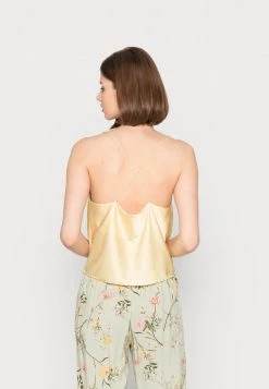 Monki Damen Top - Yellow -Monki Verkäufe 2022 902b931fc6004d85a606d0123071d8a6