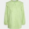 Monki Damen Hemdbluse - Light Green