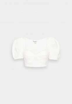 Monki Damen T-Shirt Basic - White Light -Monki Verkäufe 2022 904bd16b08ca40e9b3bff20e7dab4865