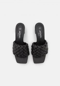 Monki Damen VEGAN RAGNHILD - Pantolette Hoch - Black Dark -Monki Verkäufe 2022 90572ecdfcc84f14991d2114c88f3d33