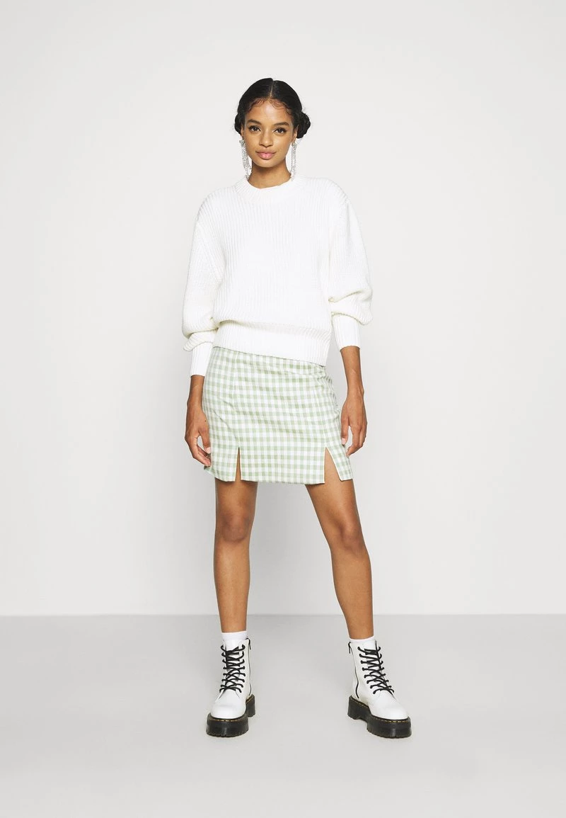 Monki Damen Strickpullover - White Light 2 Monki Damen Strickpullover - White Light – Bild 2