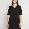 Monki Damen Freizeitkleid - Black