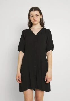 Monki Damen Freizeitkleid - Black