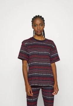 Monki T-Shirt Print - Black | Damen