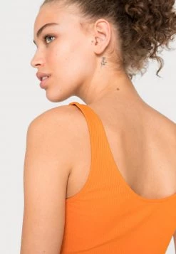Monki Damen Top - Orange/white -Monki Verkäufe 2022 92738f33db964ec09fe6fadc6bd42b39