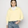 Monki Damen Sweatshirt - Yellow Light