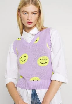 Monki Damen Strickpullover - Purple -Monki Verkäufe 2022 93befd7e56824d90a1d35c13b3a995e9