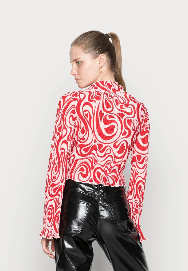 Monki Damen Langarmshirt - Pink 3 Monki Damen Langarmshirt - Pink – Bild 3