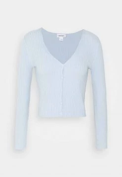 Monki Damen SILJA - Strickjacke - Blue Light -Monki Verkäufe 2022 9458a94584a446f095bc9052d907bbfc