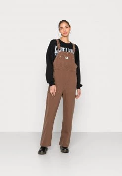 Monki Damen Latzhose - Brown