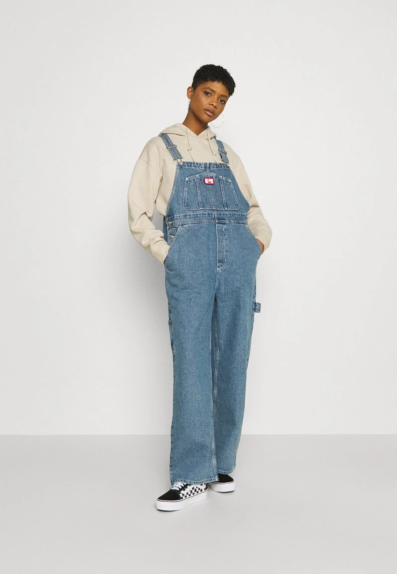 Monki Damen Latzhose - Blue 2 Monki Damen Latzhose - Blue – Bild 2