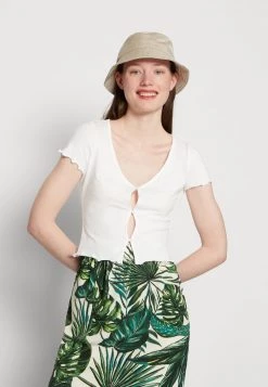 Monki Damen Strickjacke - White Light -Monki Verkäufe 2022 9538ed4b6f5048f3a30ac3f142185419