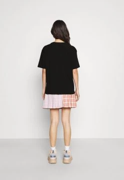 Monki Damen T-Shirt Print - Black -Monki Verkäufe 2022 9635deff3d3a420fbccea62c9fd4e4fe