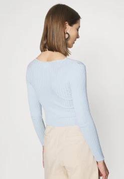 Monki Damen SILJA - Strickjacke - Blue Light -Monki Verkäufe 2022 9662e68b74d04b2890217c7eecb12e05