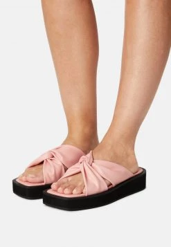 Monki Pantolette Flach - Pink Dusty Light | Damen