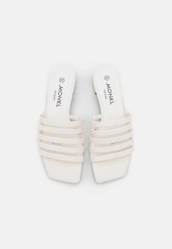Monki Pantolette Flach - White Light | Damen -Monki Verkäufe 2022 96b60cdc57864a59a418ca08193c058a