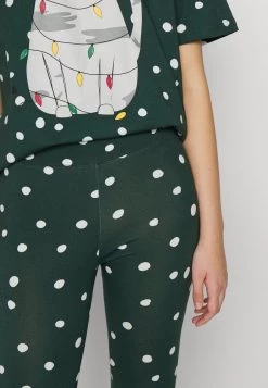 Monki Damen Leggings - Hosen - Green Snowflakes -Monki Verkäufe 2022 972e4d364a614f2b867b8067d0868fbf