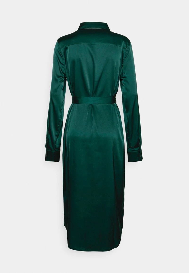 Monki Damen Blusenkleid - Green Dark 2 Monki Damen Blusenkleid - Green Dark – Bild 2