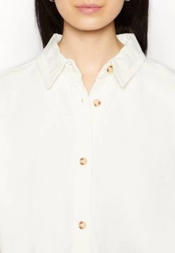 Monki Damen Hemdbluse - White Light -Monki Verkäufe 2022 9768d07472284668ac95ef195da2443d