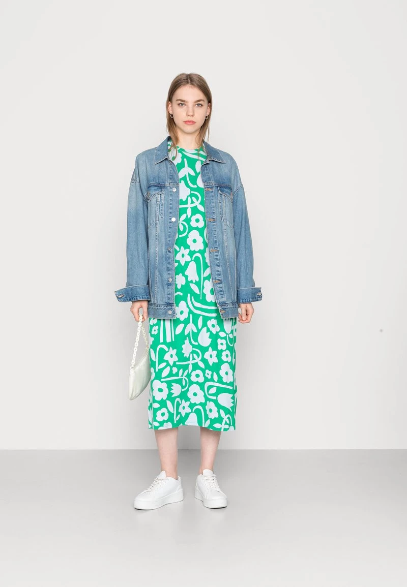 Monki Damen Jerseykleid - Florist/all Over Pattern 2 Monki Damen Jerseykleid - Florist/all Over Pattern – Bild 2