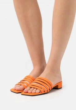 Monki Pantolette Flach - Orange Bright | Damen