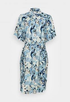 Monki Damen Blusenkleid - Bigretro Blue -Monki Verkäufe 2022 9a39ed9f6374472b9d6740b83bb7ac7d