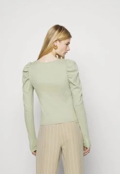Monki OFELIA - Langarmshirt - Green Dusty Light | Damen -Monki Verkäufe 2022 9a59357299ea4052b3034e3aa5d85e1e