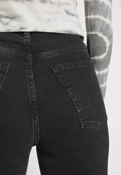 Monki Damen Jeans Straight Leg - Black Dark -Monki Verkäufe 2022 9aebda30867649fda134fd886300f86f