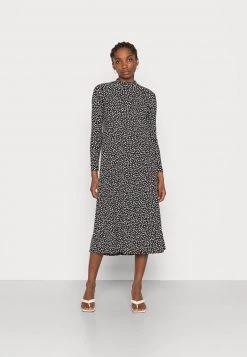 Monki Damen Freizeitkleid - Black Dark