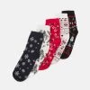 Monki Damen X-MAS 5 PACK - Socken - Red Medium