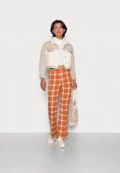 Monki Damen Stoffhose - Orange -Monki Verkäufe 2022 9c66eeac7d5041f88c42b2af52002374