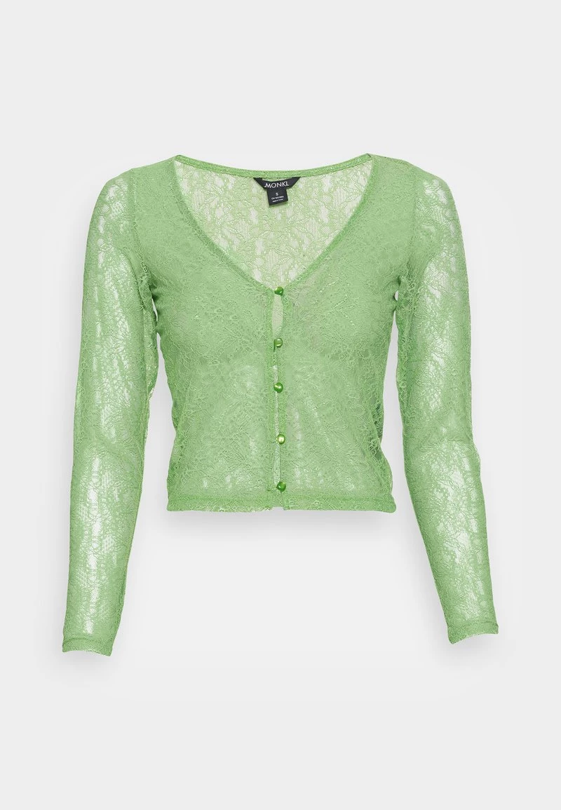 Monki Damen Bluse - Lime Green 4 Monki Damen Bluse - Lime Green – Bild 4