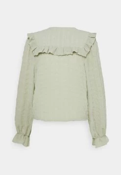 Monki Damen Hemdbluse - Green Dusty Light -Monki Verkäufe 2022 9d03e47ca1a24f5e82b48a5a22220eff