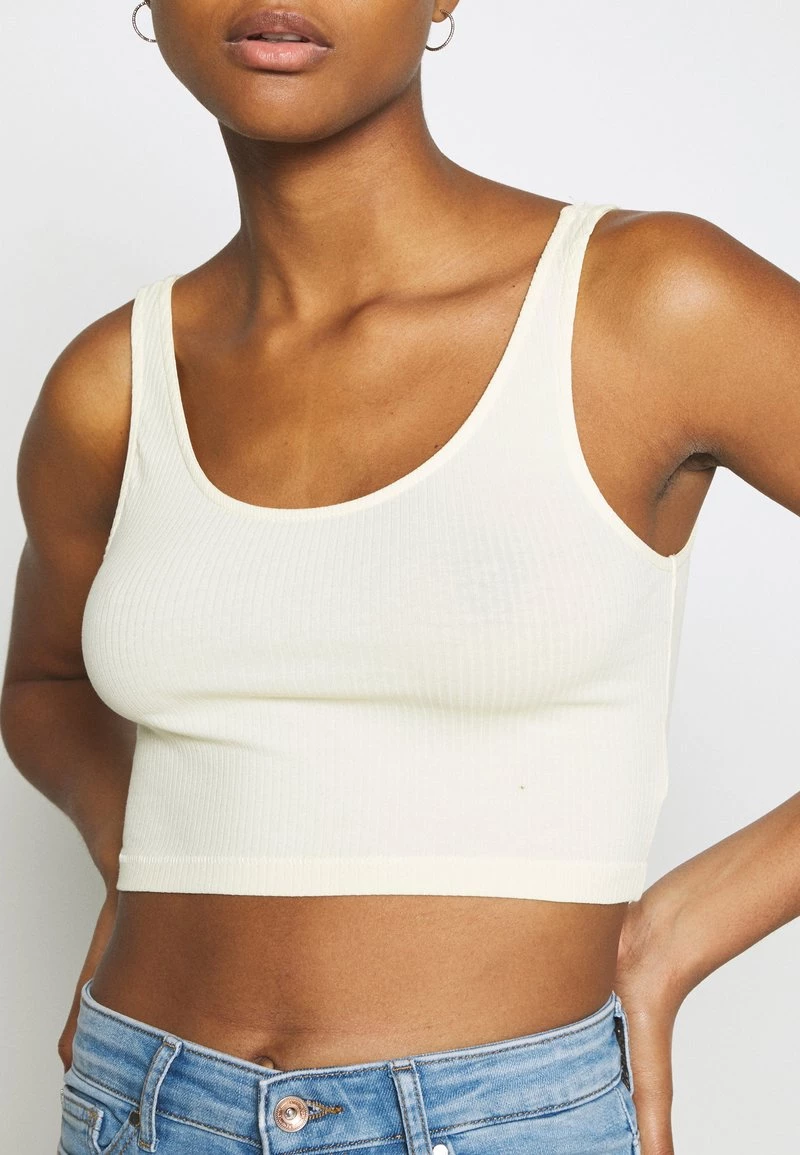 Monki Damen Top - Grey Light/yellow Light 6 Monki Damen Top - Grey Light/yellow Light – Bild 6