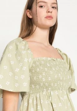 Monki Damen Freizeitkleid - Green -Monki Verkäufe 2022 9ddef221081b43b18538994c70e27ffa