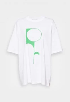 Monki T-Shirt Print - White/green | Damen -Monki Verkäufe 2022 9e4b276f28c34d8680a87240be23c342