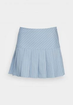 Monki Faltenrock - Thin Stripe/light Blue | Damen -Monki Verkäufe 2022 9e8adf18ec004dce80ad4a69e182bd53