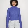 Monki Strickpullover - Blue Medium | Damen