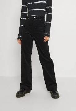 Monki Stoffhose - Black Dark | Damen