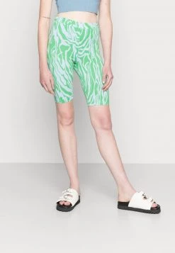 Monki Damen Shorts - Green/blue