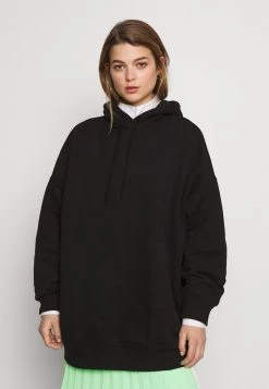 Monki Damen Kapuzenpullover - Black
