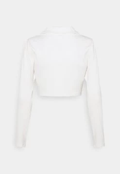 Monki Damen Langarmshirt - White -Monki Verkäufe 2022 a0dbea33e6c24cfeb1097533a988a3b2